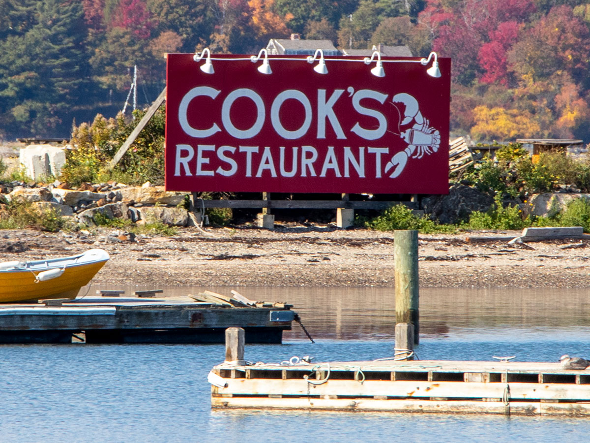 Cook's Restaurant Sign