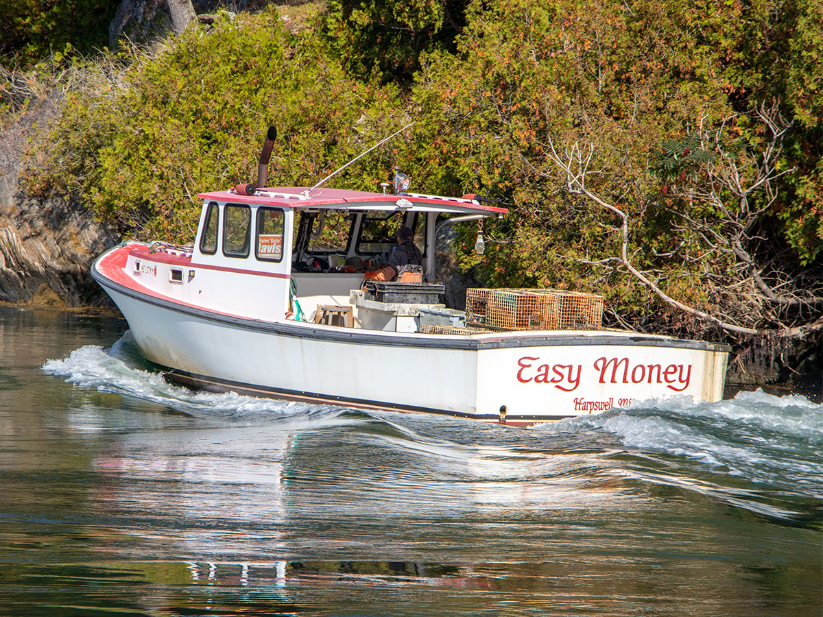 Easy Money Fishing Boat, Orr's Island