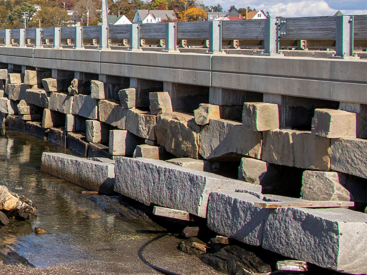 Granite Cribstone Bridge Construction