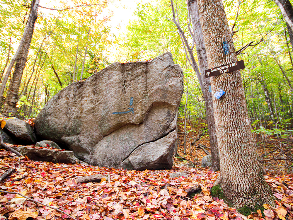 Snapper Rock, Sander's Hill Trail, Rome, Maine