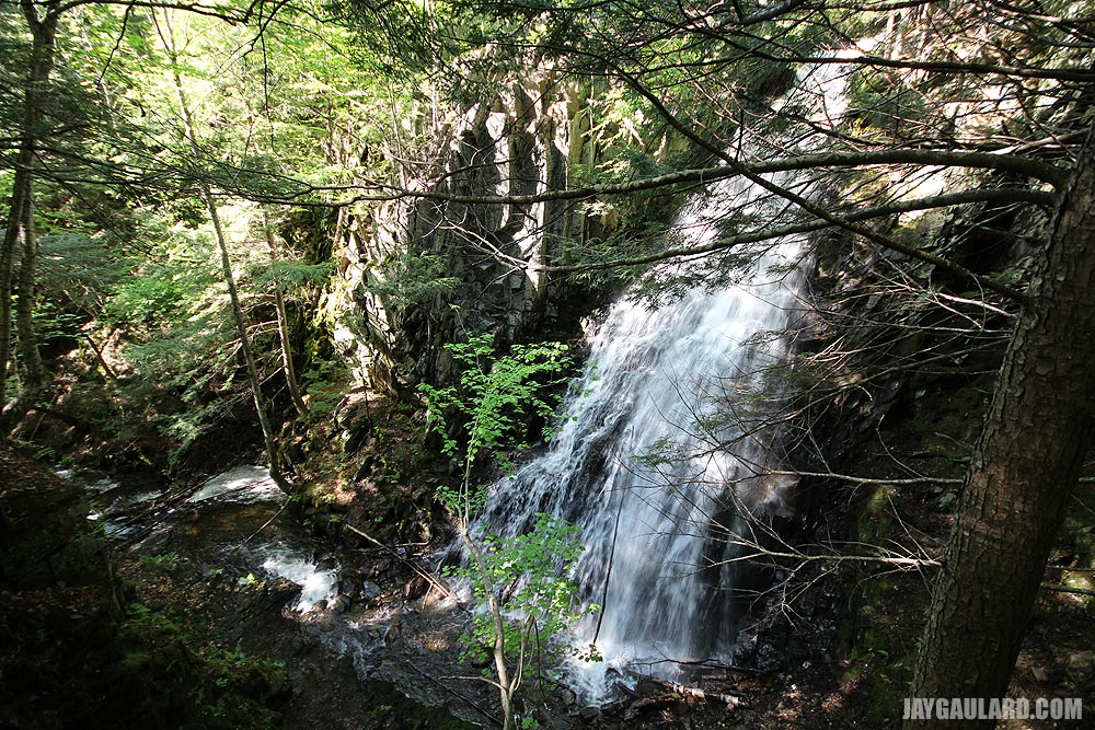 Mosher Hill Falls From Side