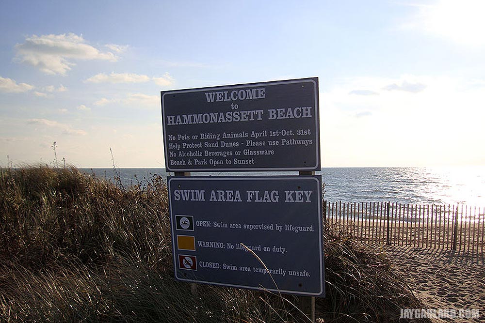 Hammonasset Beach State Park Sign