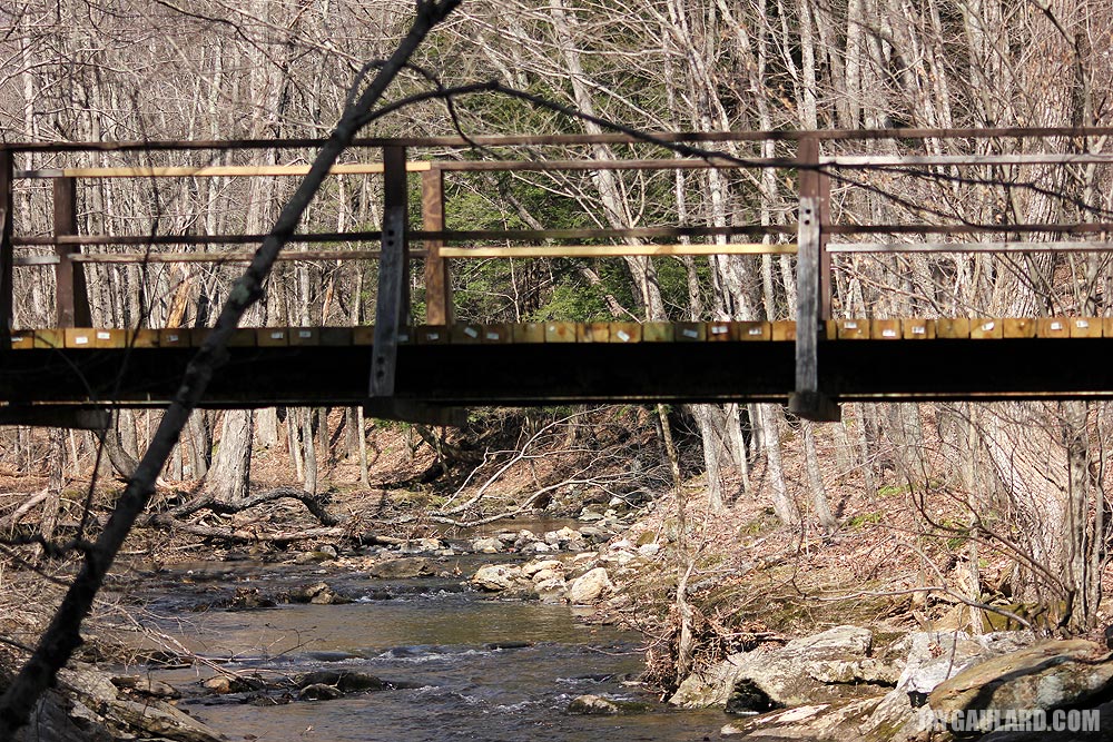 Small Footbridge Over River