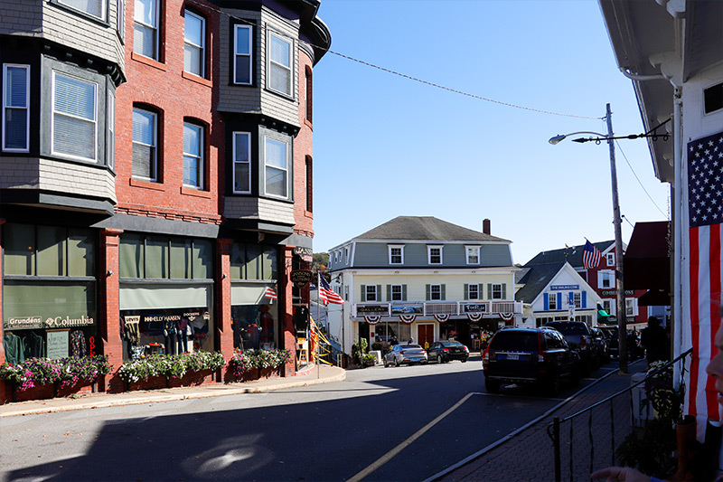 Downtown Boothbay Harbor, Maine