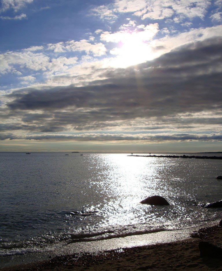 Beautiful Sunlight Over Long Island Sound