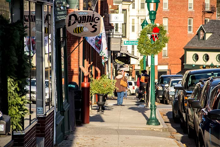 Elm Street in Camden, Maine