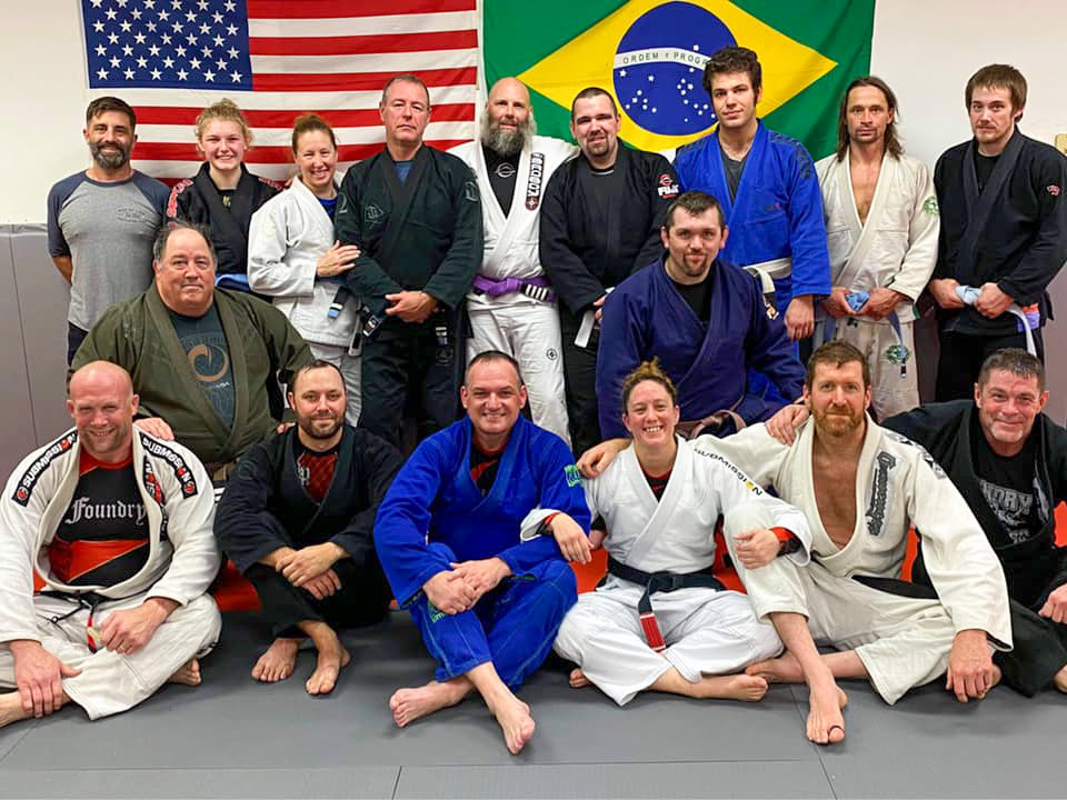 Mike Brown Belt Sitting Group