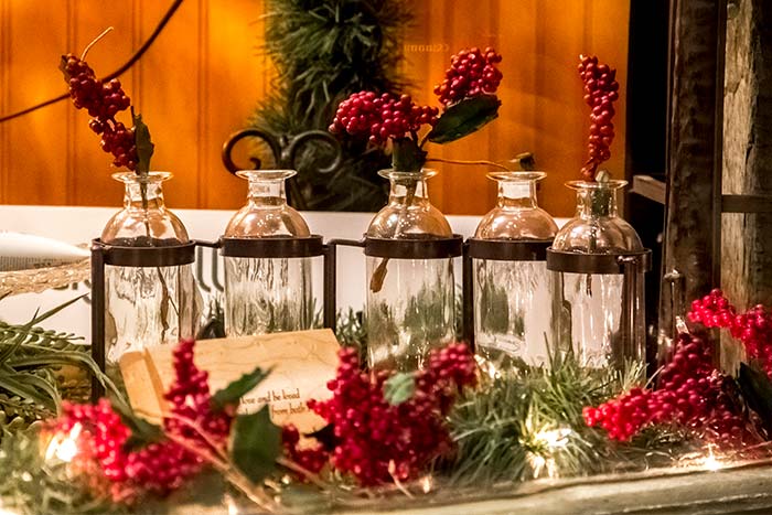 Holiday Glass Bottles