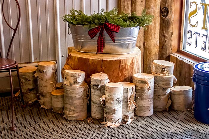 Birch Wood Holiday Arrangement