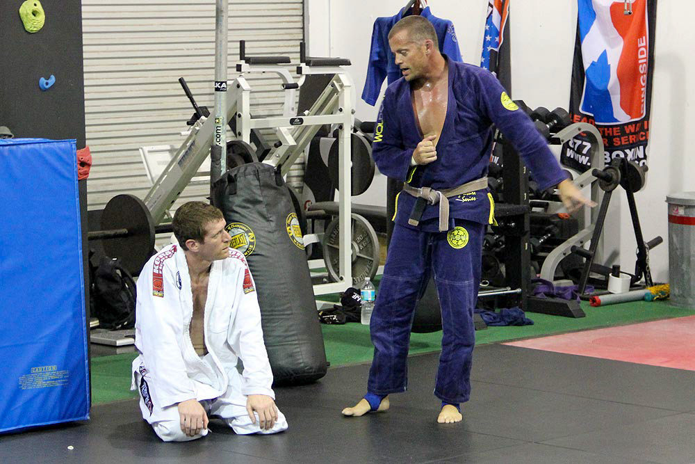 BJJ Learning from Instructor