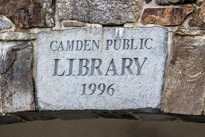 Camden Public Library Stone - 1996