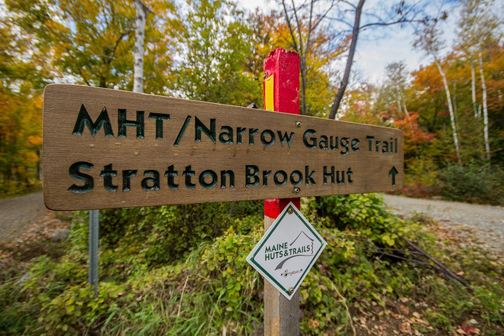 Narrow Gauge Trail Sign
