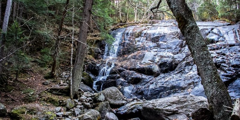Reed Brook Falls in Kingfield, Maine