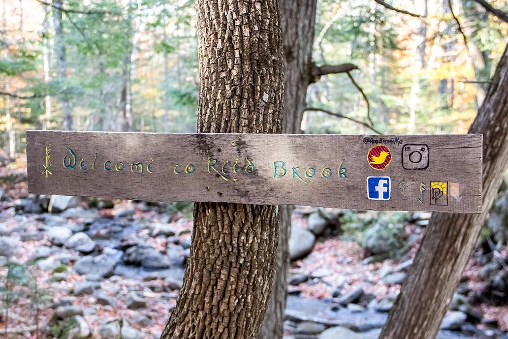 Welcome to Reed Brook Sign