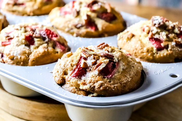 Strawberry & Pecan Buttermilk Muffin Recipe