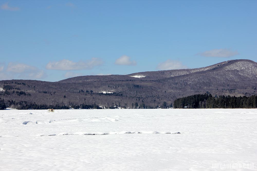 Snow Covered Clearwater Lake
