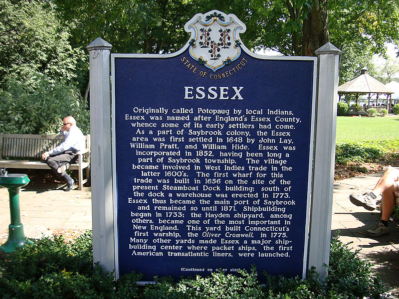 Essex History Sign