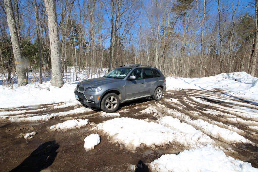 2008 BMW X5 in Snow