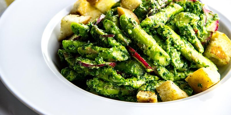 Asparagus, Radish, Parsley, & Parmesan Salad