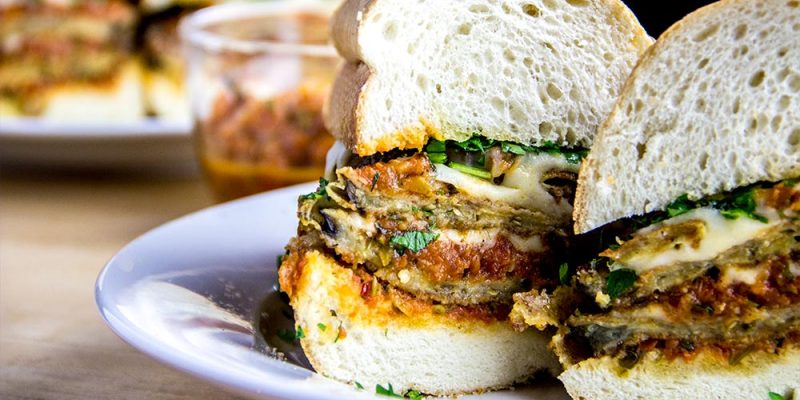 Eggplant Parm Sandwiches