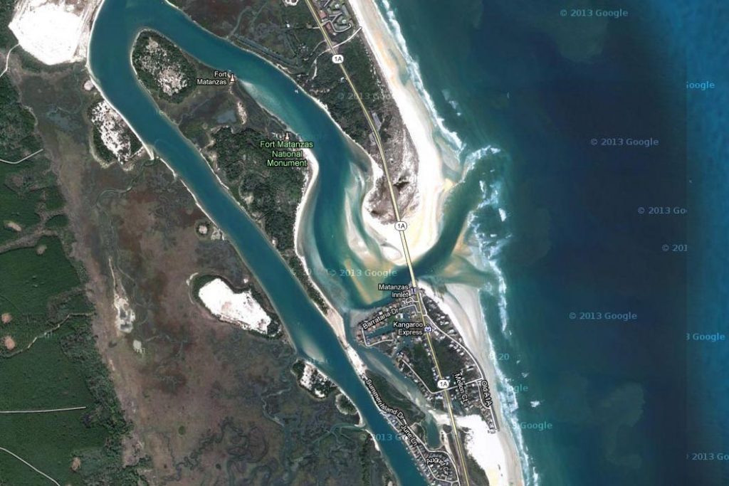 Fort Matanzas - Courtesy: Google Earth