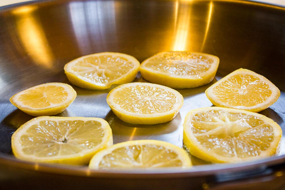 Lemon Slices in Skillet