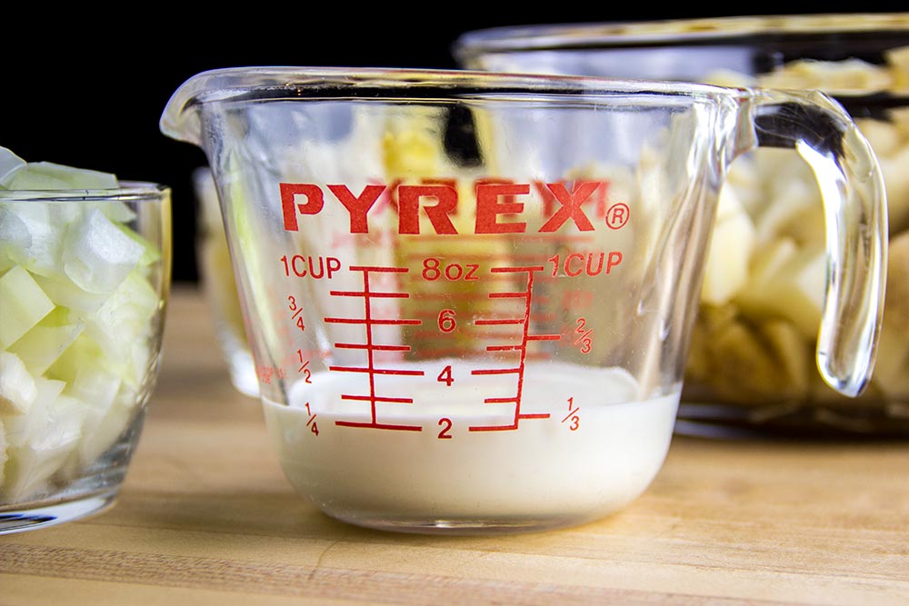 Measuring Cup with Milk