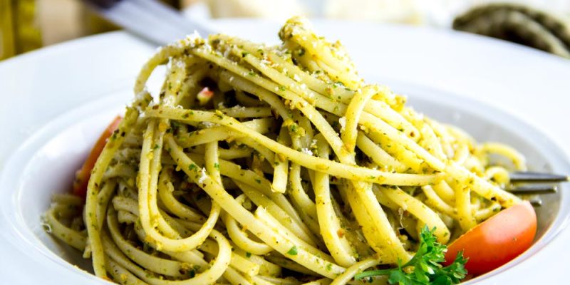 Pasta with Pesto all Trapenese