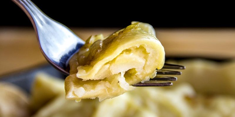 Homemade Sauerkraut & Potato Pierogi Recipe