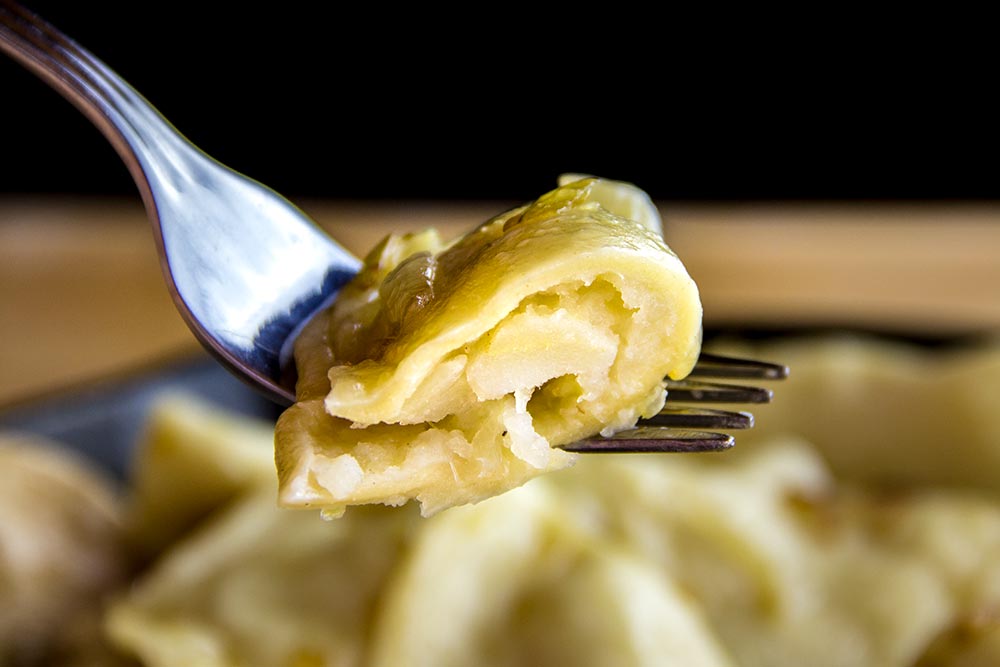 Homemade Sauerkraut & Potato Pierogi Recipe