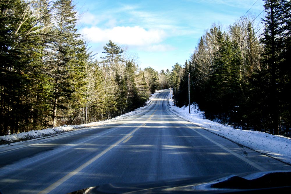 Route 16 Between North New Portland and Kingfield, Maine