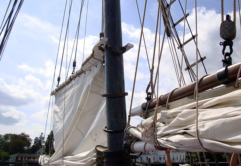 Mary E. Schooner Sails