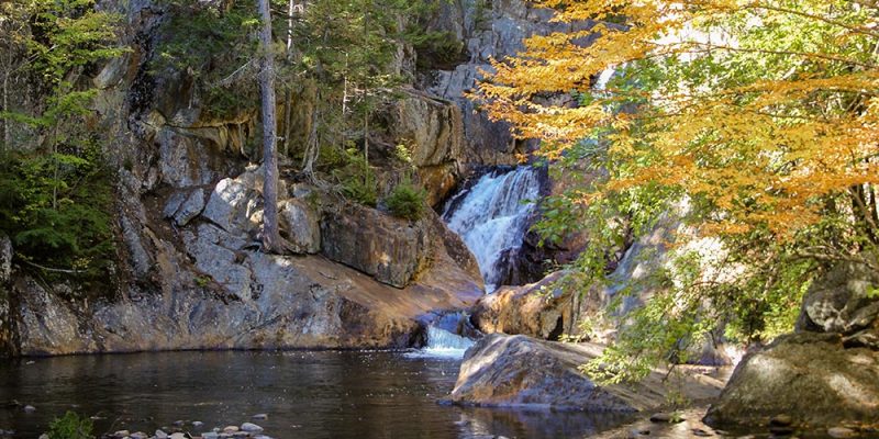 Smalls Falls, Maine in Autumn