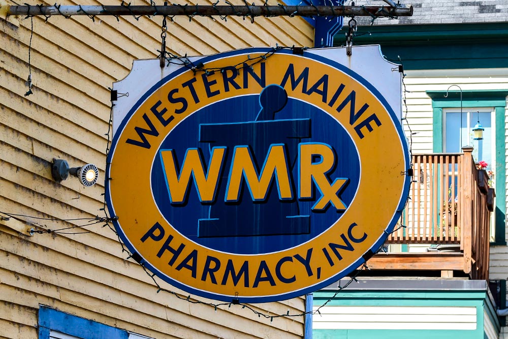 Western Maine Pharmacy Sign