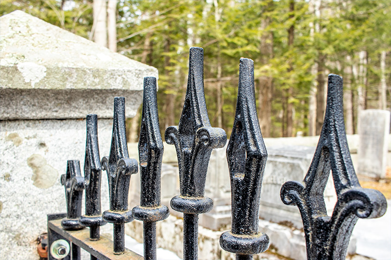 Wrought Iron Gate at Cemetery