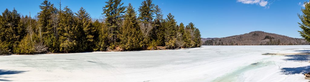 Wyman Lake Maine Panoramic Photo