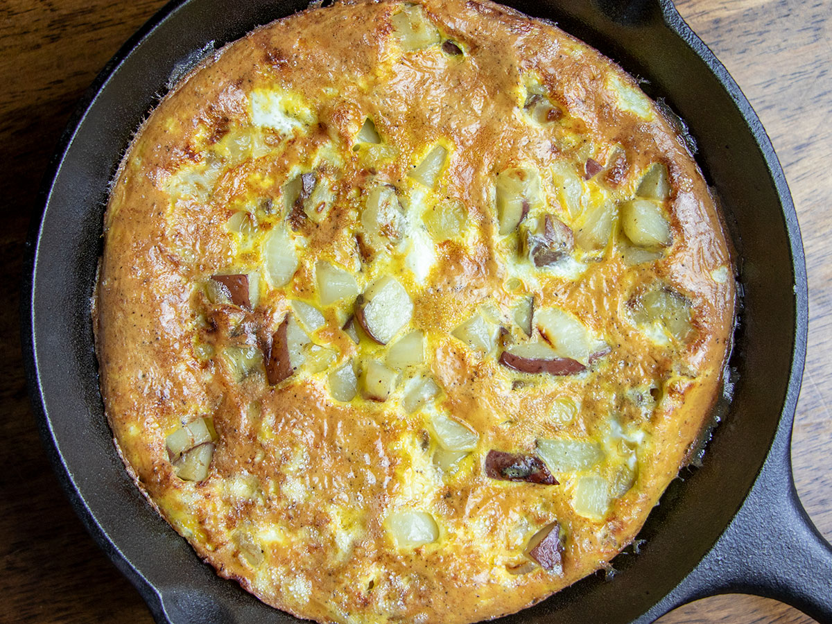 Cooked Spanish Omelette