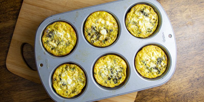 Spanakopita Egg Muffins (Cups) Recipe