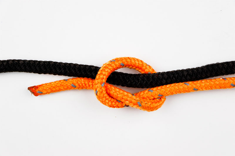 Two Rope Overhand Knot