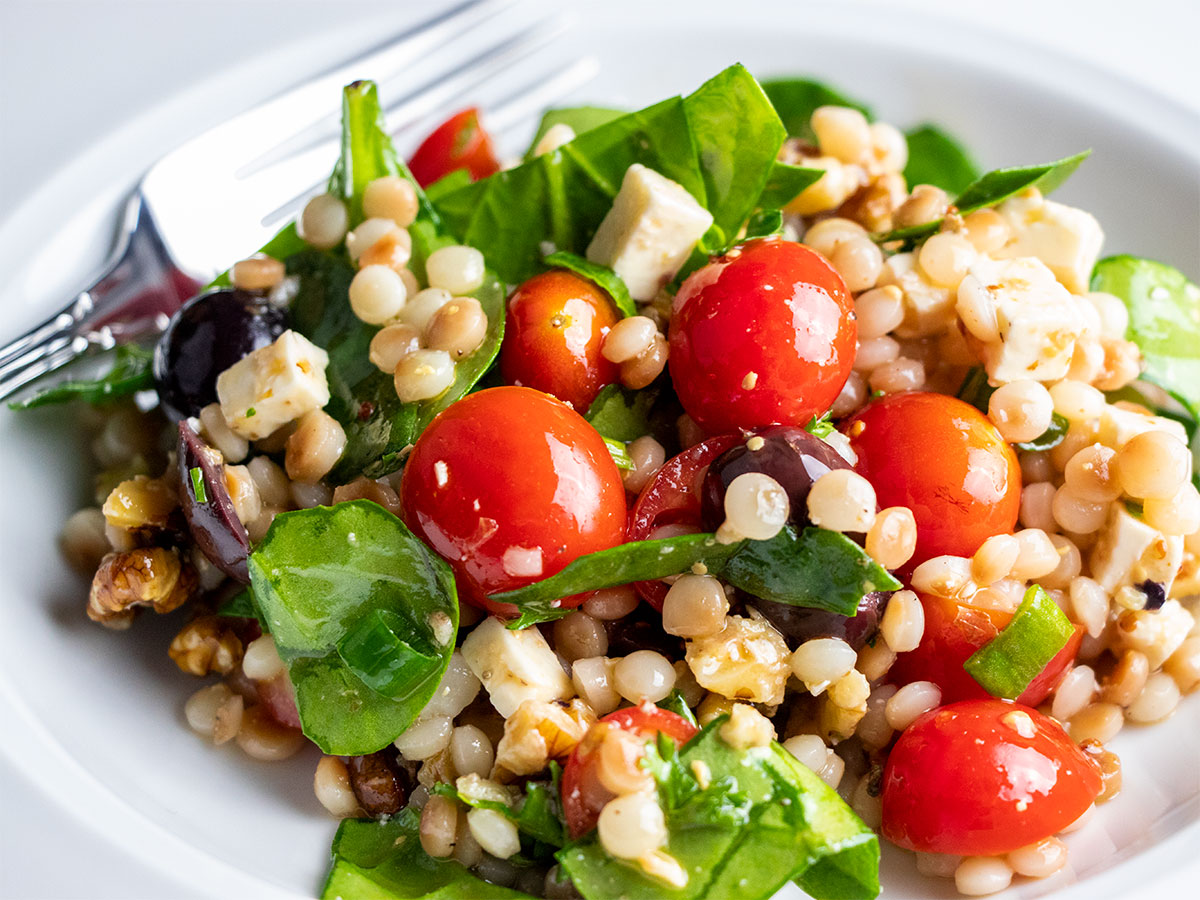 Pearl Couscous Salad by America's Test Kitchen