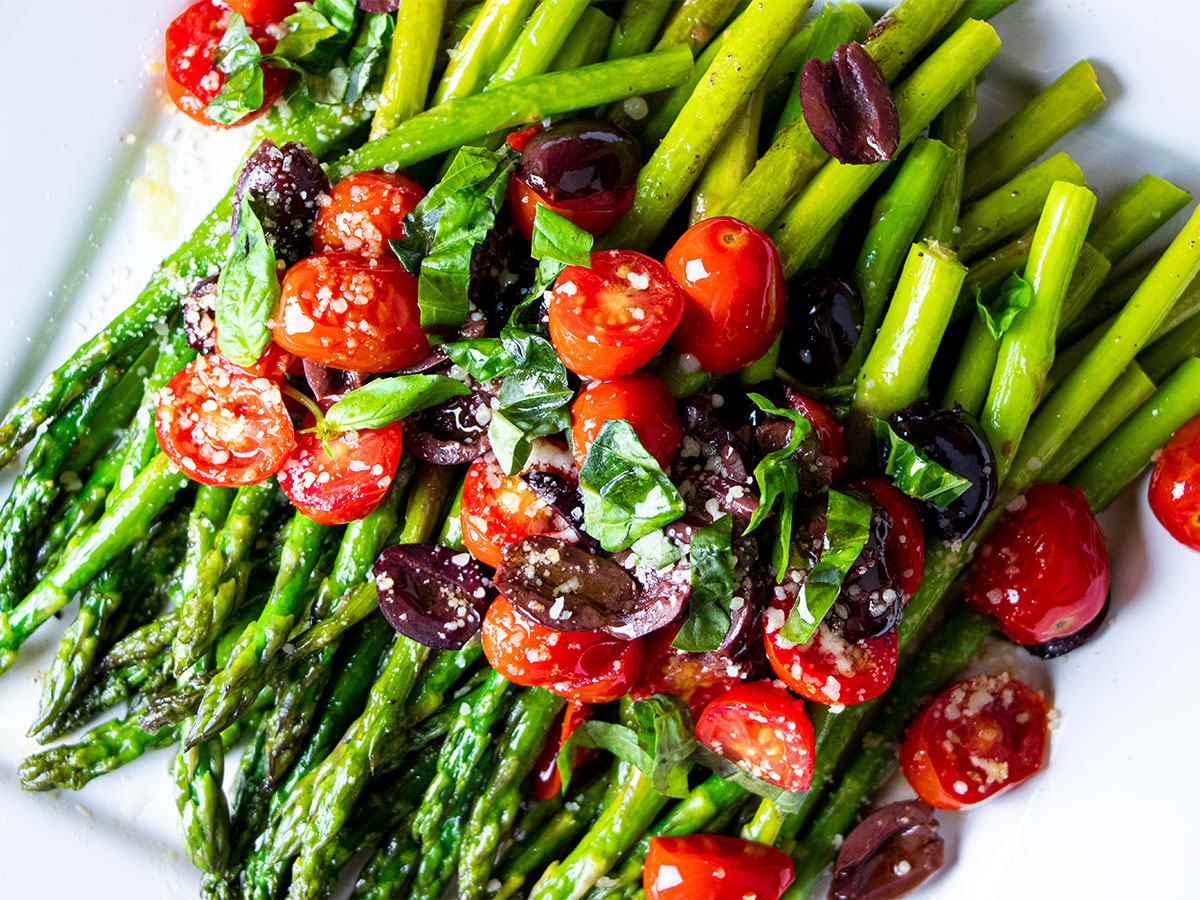 Asparagus, Tomatoes, & Olives