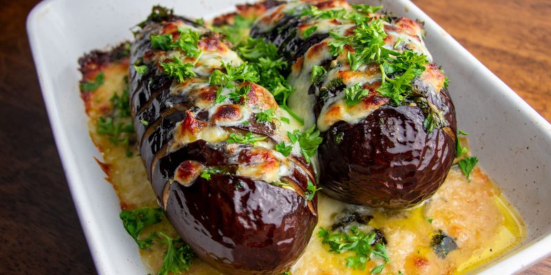 Cheese Topped Baked Aubergines (Eggplants) Recipe by Mary Berry