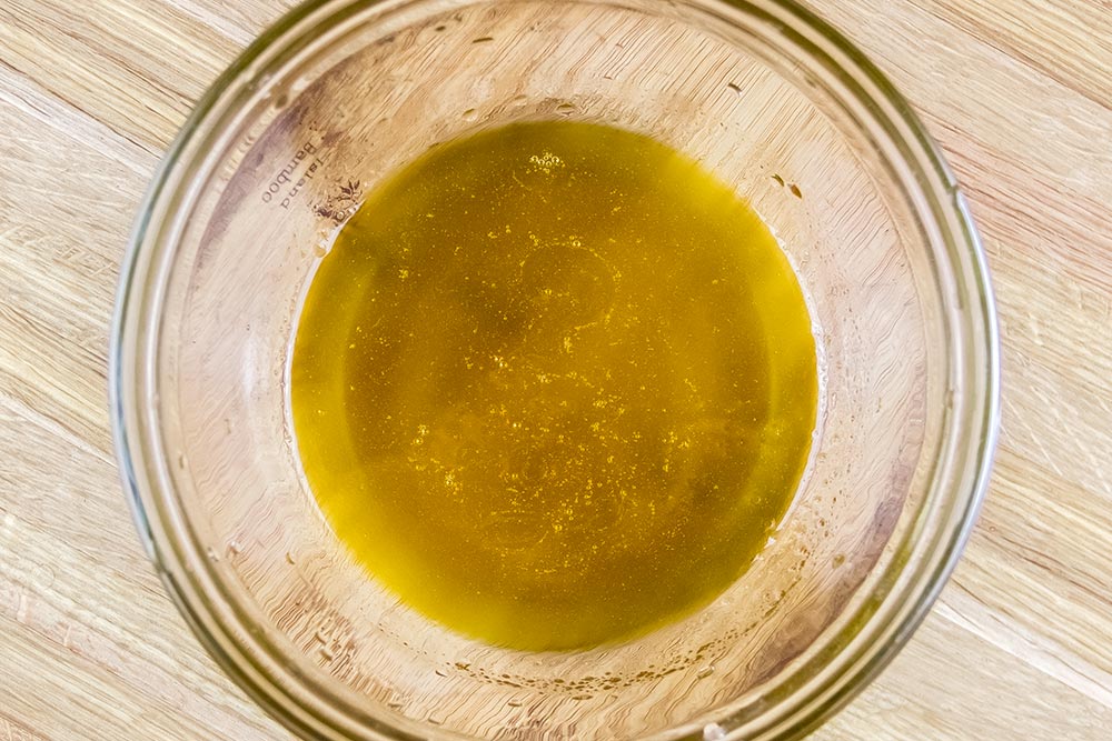 Honey and Olive Oil Mixture