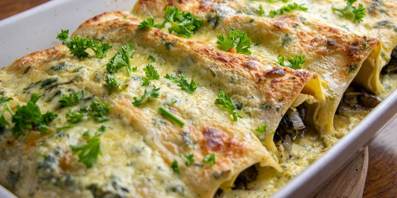 Mushroom Cannelloni Recipe