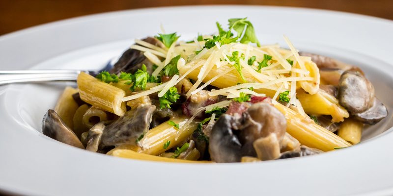 Penne Rigate with Porcini in Cream Recipe