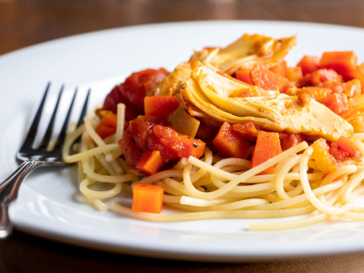 Spaghetti ai Carciofi Recipe