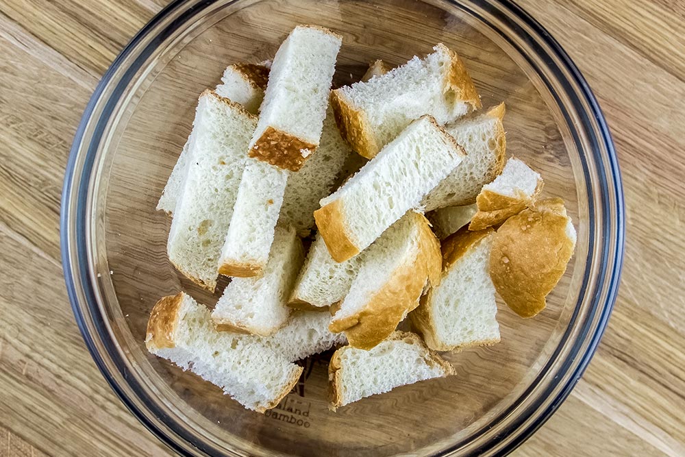 Pieces of Italian Bread