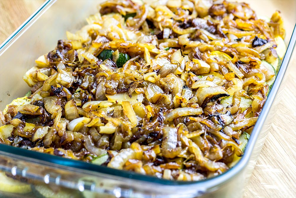 Caramelized Onion in Baking Dish