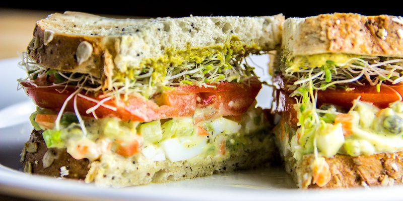 Egg Salad Sandwich with Veggies Recipe by Paulette Mitchell
