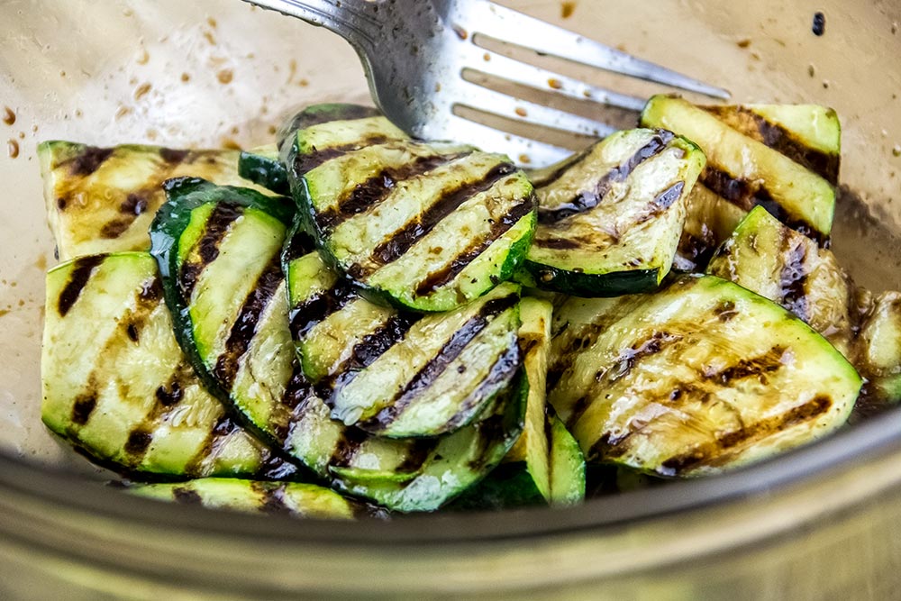 Char-Grilled Zucchini Slices